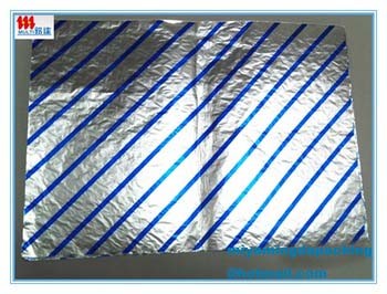 High quality Grease Proof Foldable Aluminum Foil Chocolate Wrapping Paper