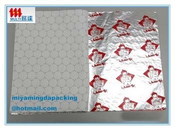 for foods wrapping cooking packaging grease proof heat resistant non-stick silicone paper